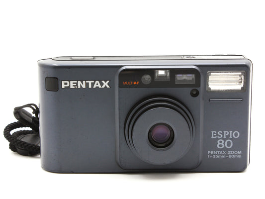 PENTAX ESPIO 80 Black 35mm Film Point & Shoot Camera 35-80mm From Japan 【Exc+4】