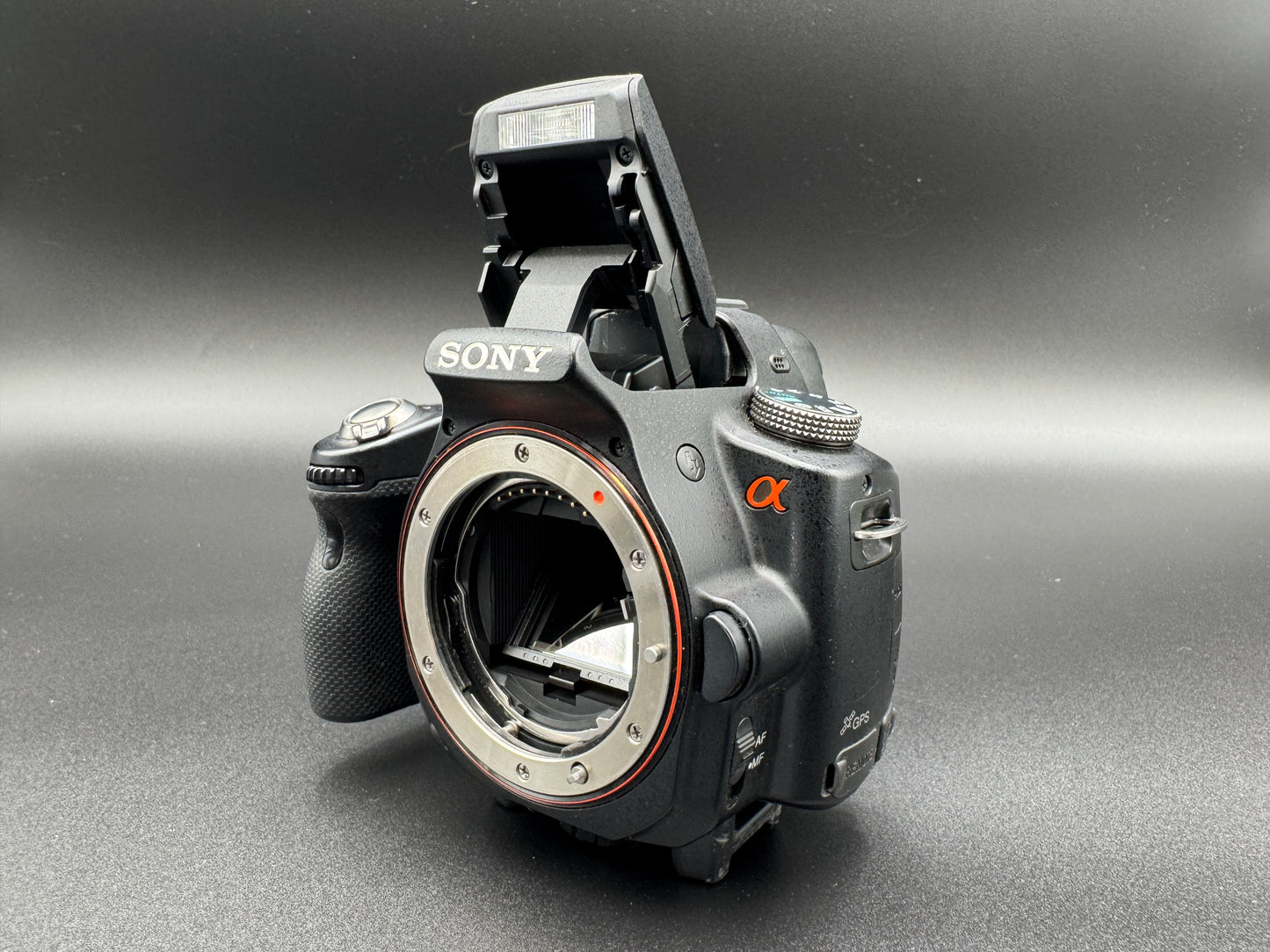 SONY Alpha A SLT-A55V Digital SLR Camera Flash Battery JAPANESE Mode Only【Exc+4】