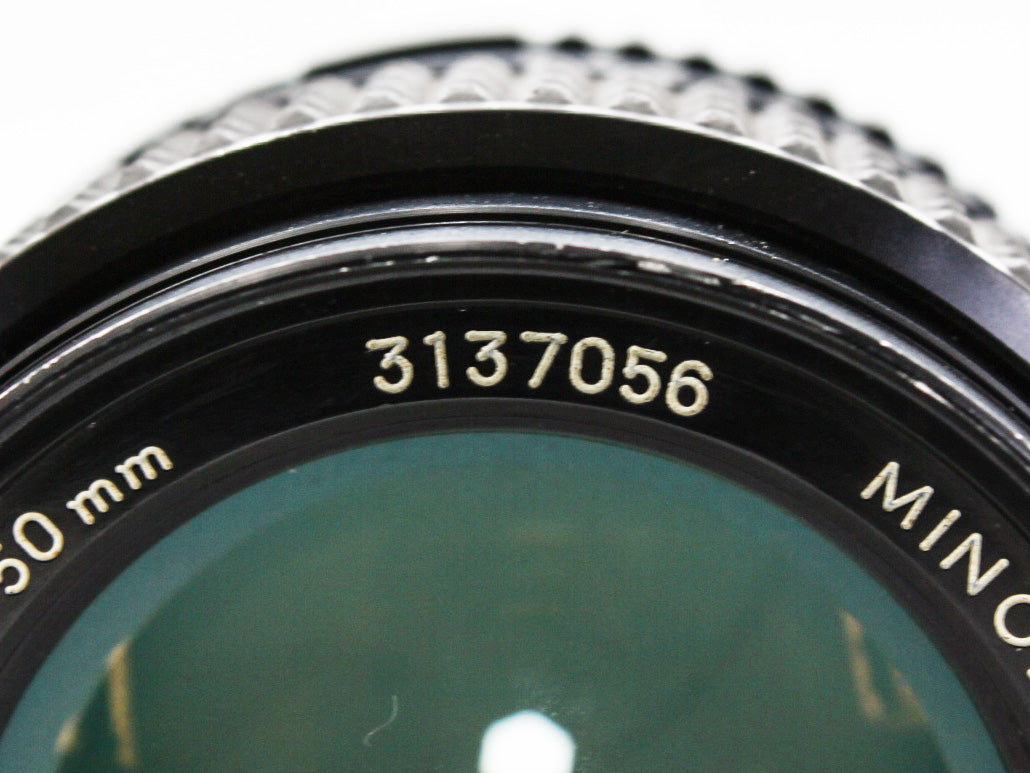 Minolta SRT 101 Black Film Camera MC Rokkor-PG 50mm f/1.4 Lens JAPAN【VeryGood】