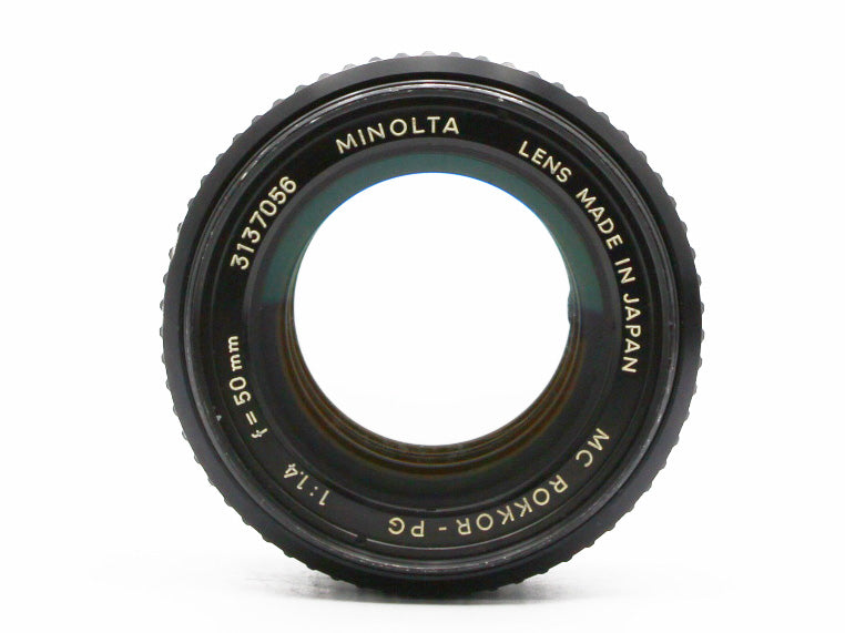 Minolta SRT 101 Black Film Camera MC Rokkor-PG 50mm f/1.4 Lens JAPAN【VeryGood】