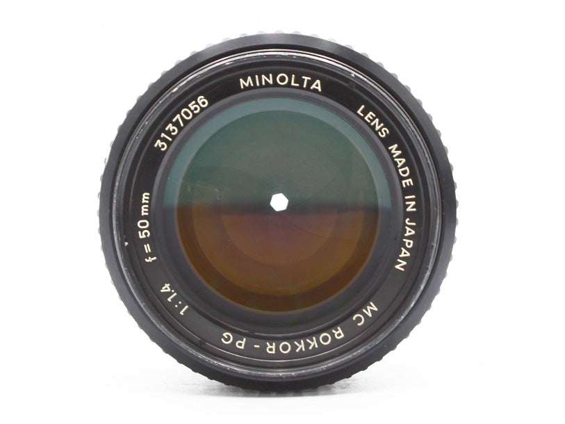 Minolta SRT 101 Black Film Camera MC Rokkor-PG 50mm f/1.4 Lens JAPAN【VeryGood】