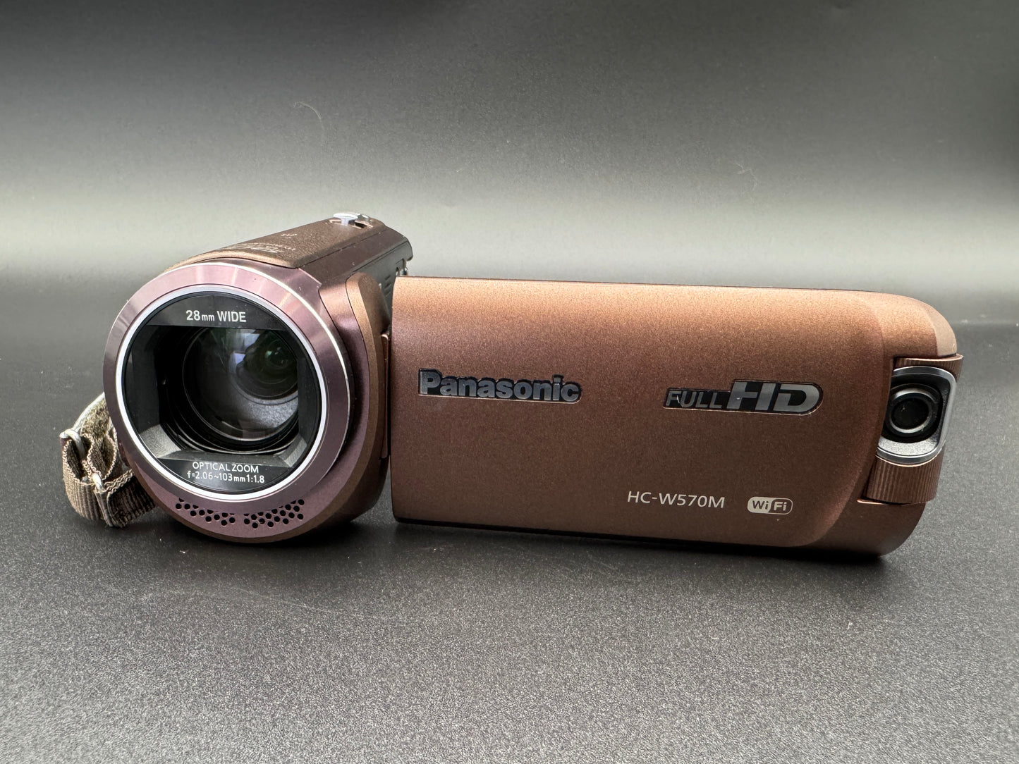 Panasonic HC-W570M Brown Digital Hi-Vision Video Camera 50x Zoom from JAPAN【Mint】