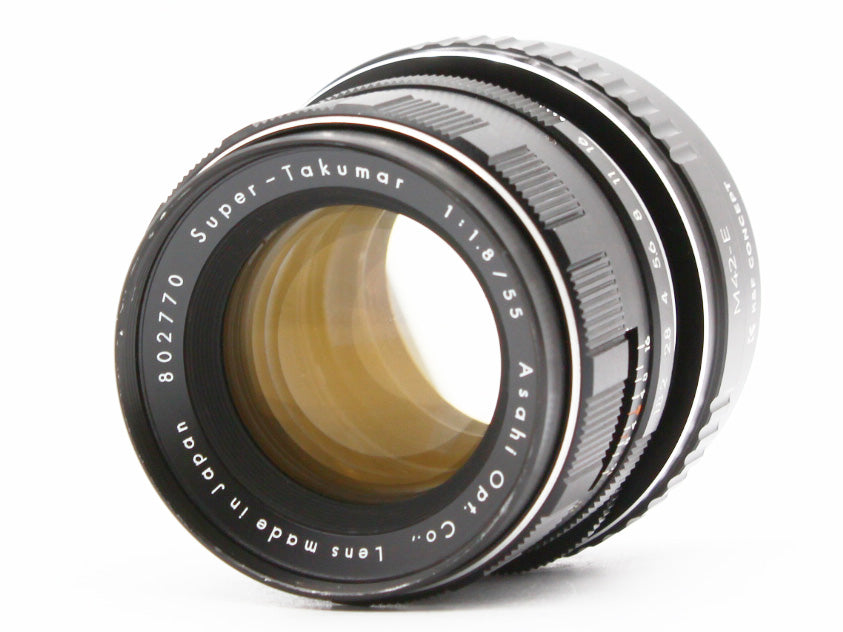 PENTAX Super-Takumar 55mm f/1.8 Lens M42-E Mount Adapter for Sony JAPAN【Exc+4】