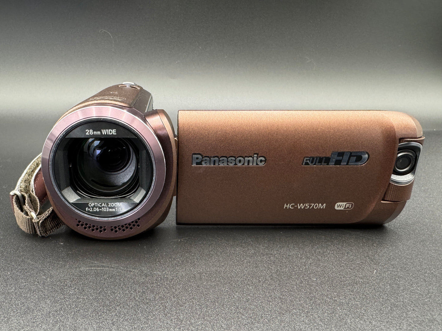 Panasonic HC-W570M Brown Digital Hi-Vision Video Camera 50x Zoom from JAPAN【Mint】