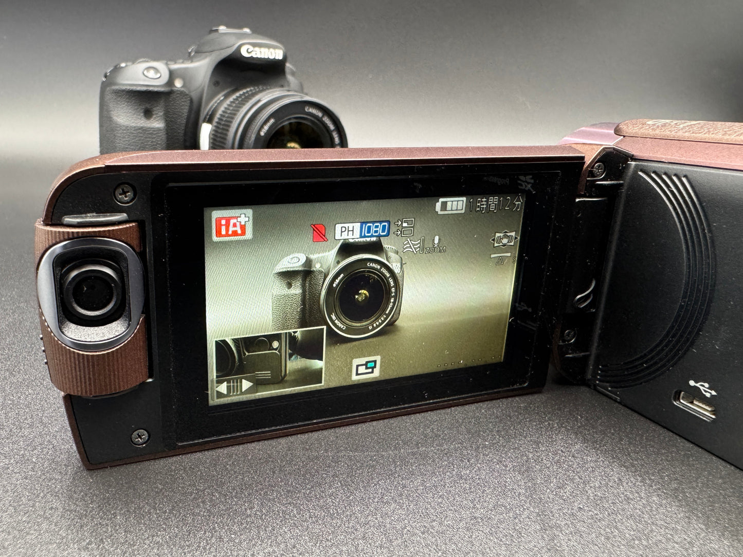 Panasonic HC-W570M Brown Digital Hi-Vision Video Camera 50x Zoom from JAPAN【Mint】