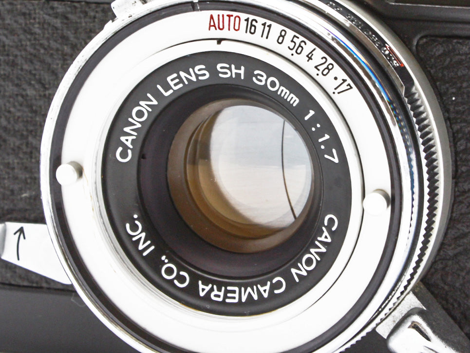 Canon Demi EE17 35mm Half Frame Film Camera Repaint 30mm f/1.7 Lens JAPAN【Exc+4】