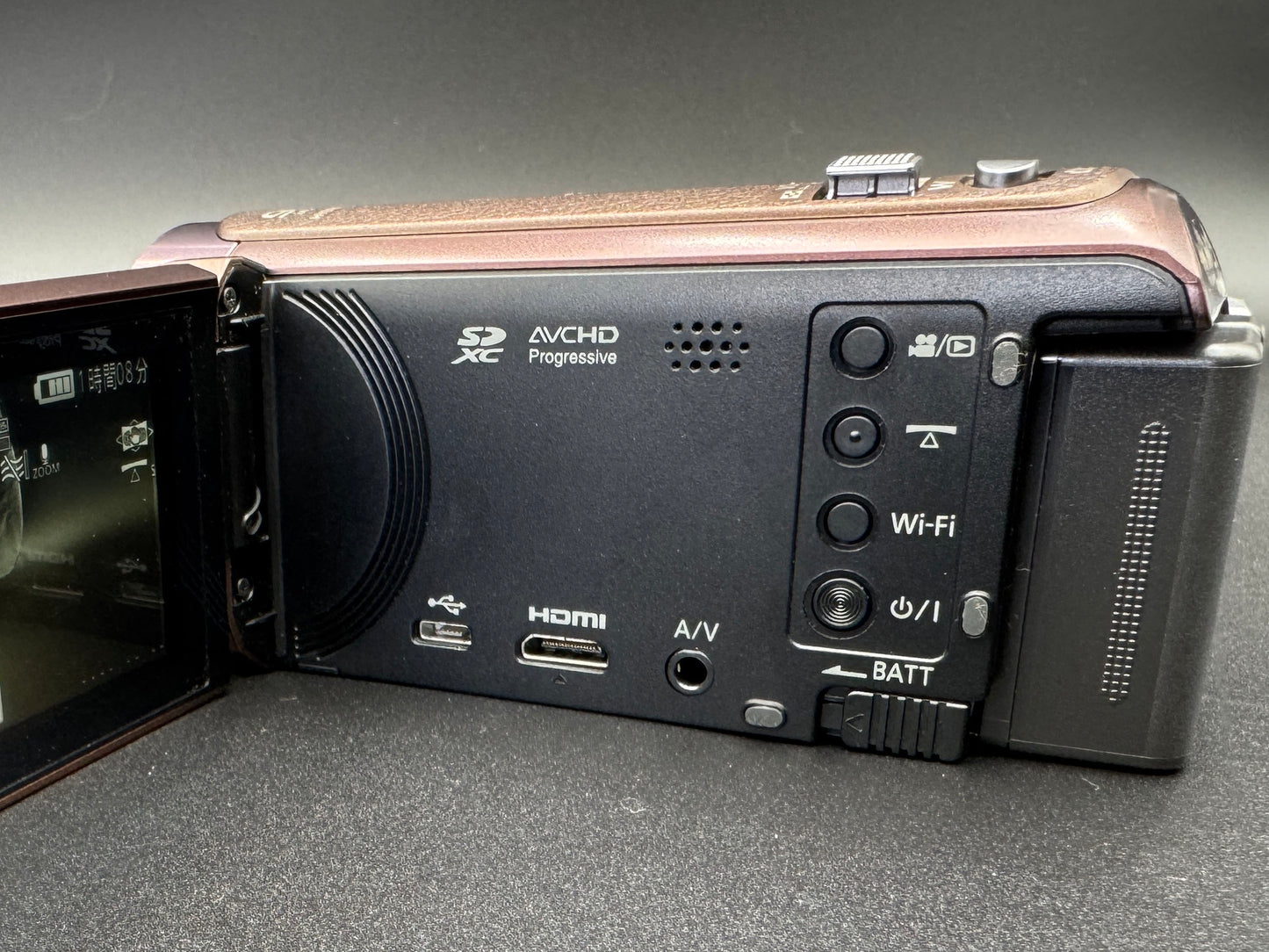 Panasonic HC-W570M Brown Digital Hi-Vision Video Camera 50x Zoom from JAPAN【Mint】