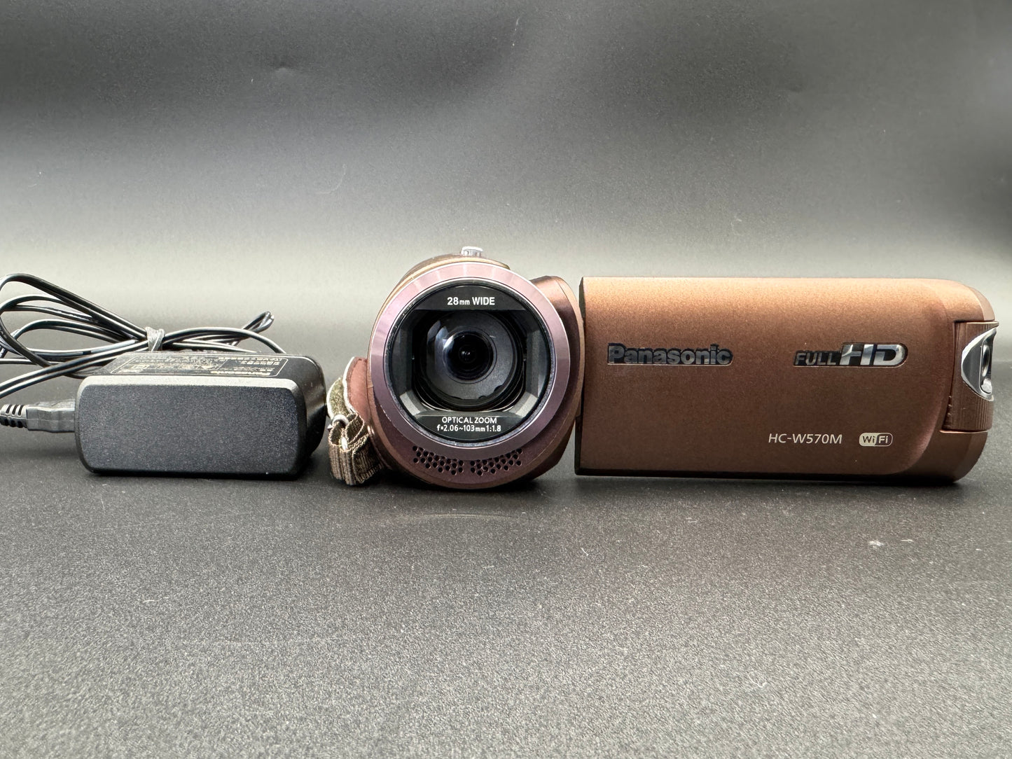 Panasonic HC-W570M Brown Digital Hi-Vision Video Camera 50x Zoom from JAPAN【Mint】