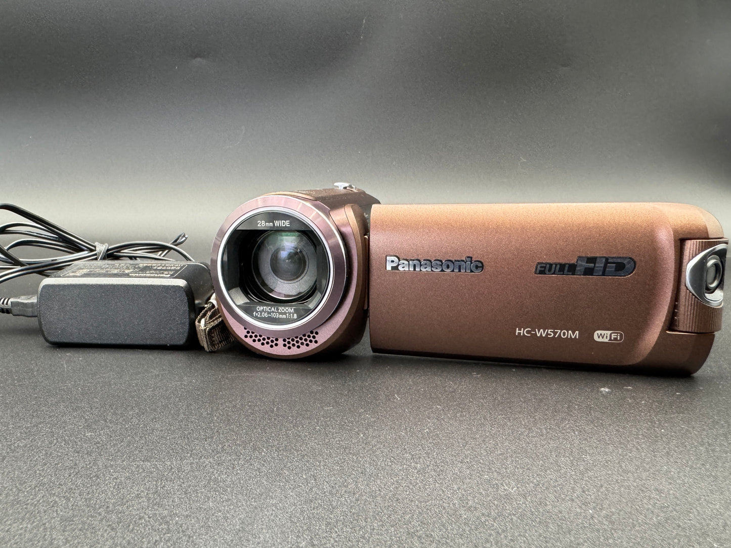 Panasonic HC-W570M Brown Digital Hi-Vision Video Camera 50x Zoom from JAPAN【Mint】