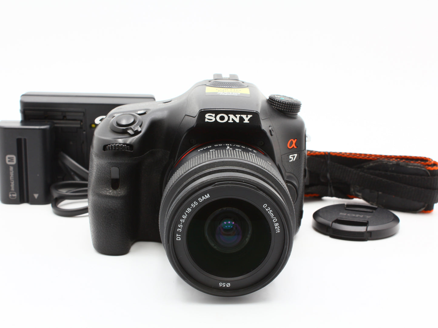 SONY α57 SLT-A57 DSLR Camera DT 18-55mm f/3.5-5.6 Lens from JAPAN【Exc+4】
