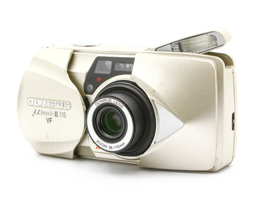 OLYMPUS μ mju-Ⅱ 115 VF Point & Shoot 35mm Film Camera from JAPAN【Exc+4】