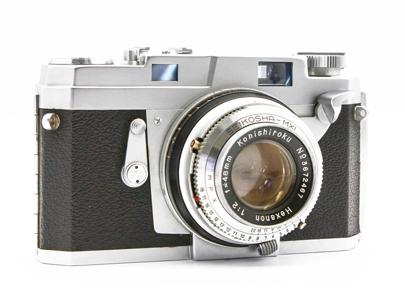 Konica III Rangefinder Hexanon 48mm f/2 Lens from JAPAN【Exc+3】