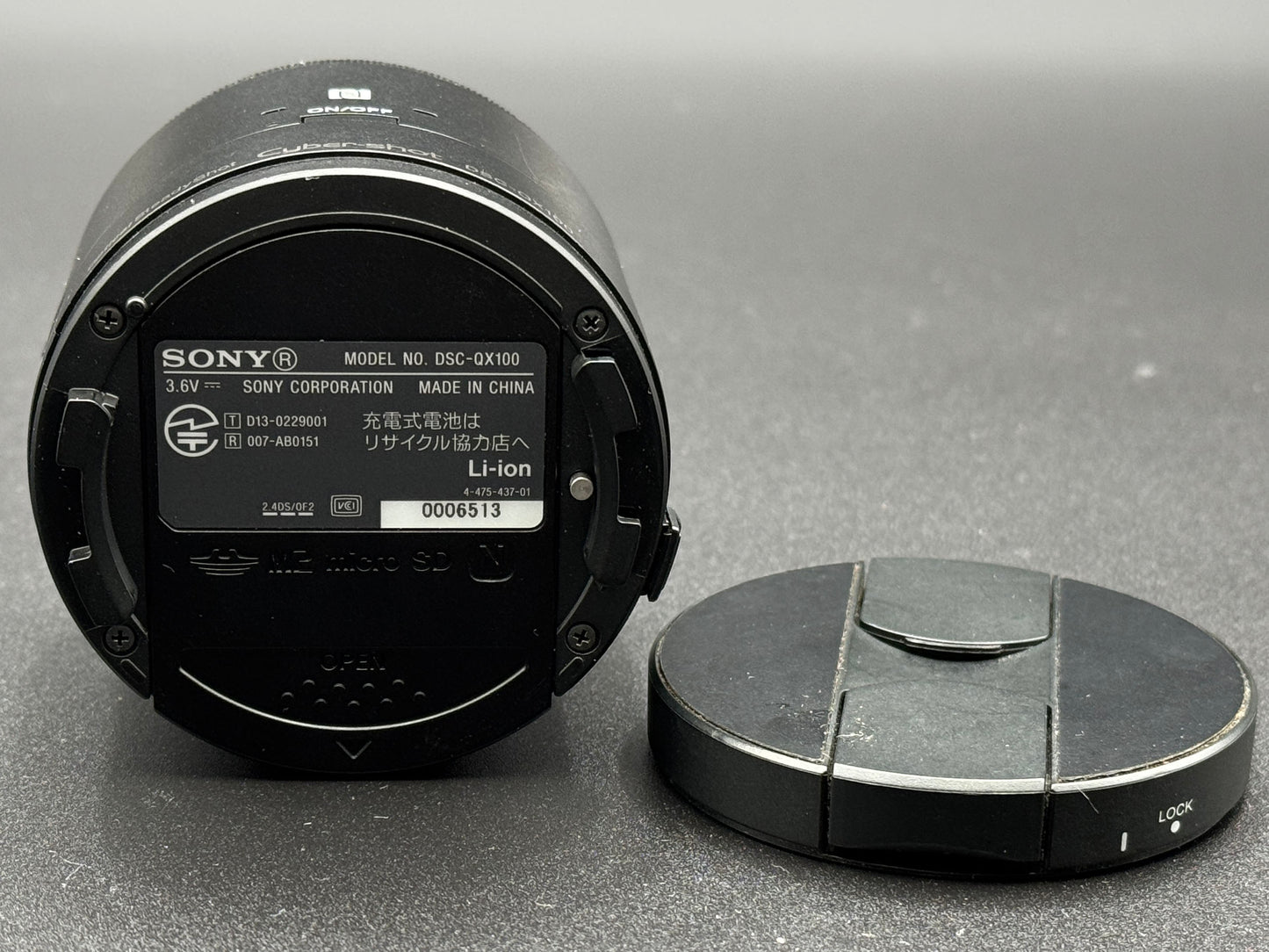 Sony Cyber-Shot DSC-QX100 Lens Style Digital Camera Carl Zeiss Lens【Exc+5】