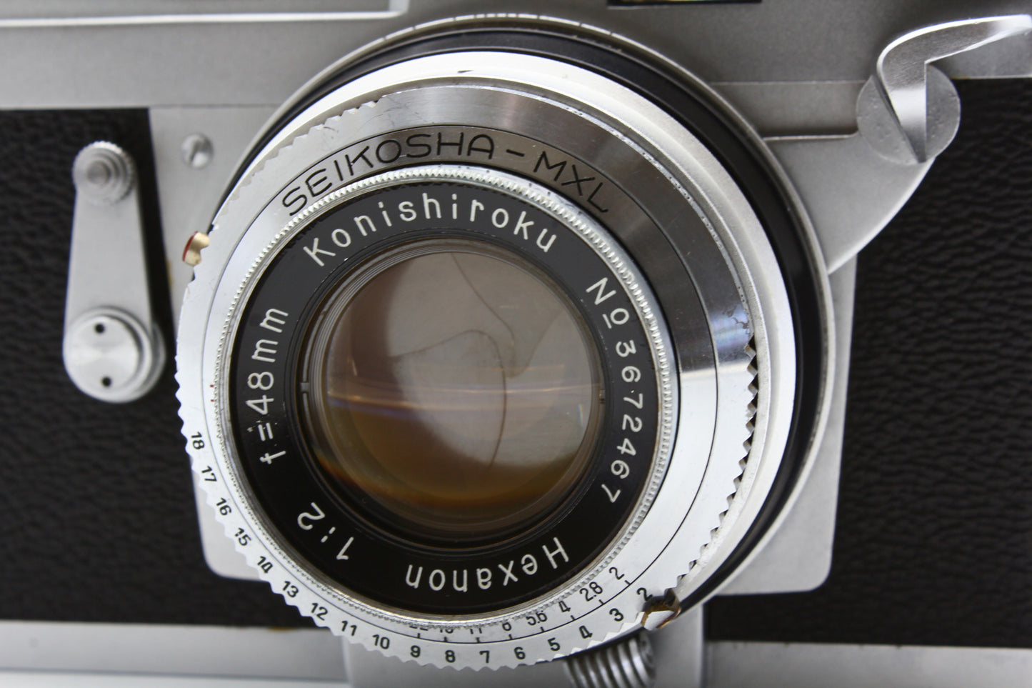 Konica III Rangefinder Hexanon 48mm f/2 Lens from JAPAN【Exc+3】