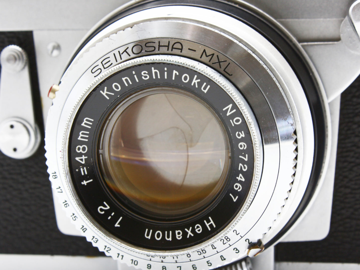 Konica III Rangefinder Hexanon 48mm f/2 Lens from JAPAN【Exc+3】
