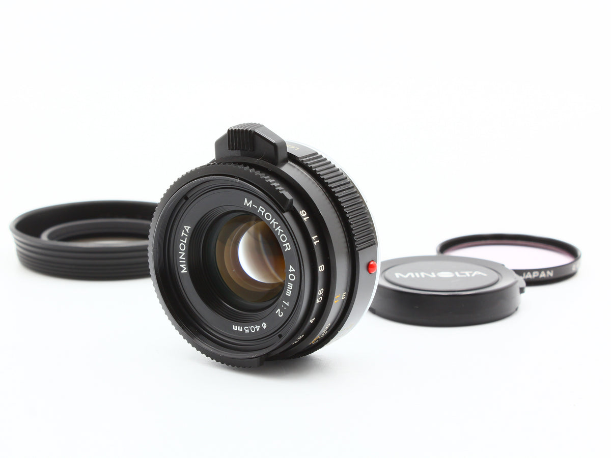 MINOLTA M-ROKKOR 40mm f/2 Leica M Mount Lens from JAPAN【Exc+4】