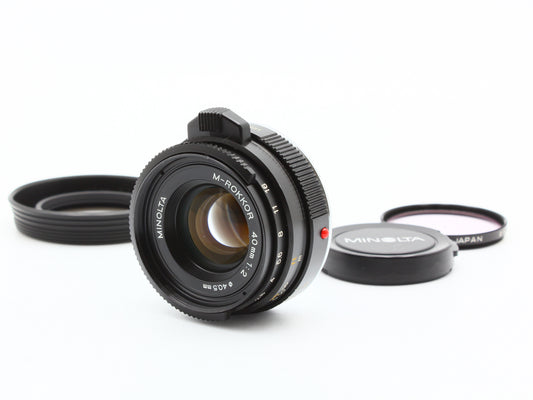 MINOLTA M-ROKKOR 40mm f/2 Leica M Mount Lens from JAPAN【Exc+4】