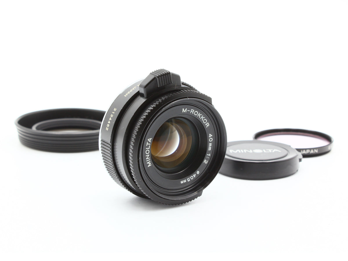 MINOLTA M-ROKKOR 40mm f/2 Leica M Mount Lens from JAPAN【Exc+4】