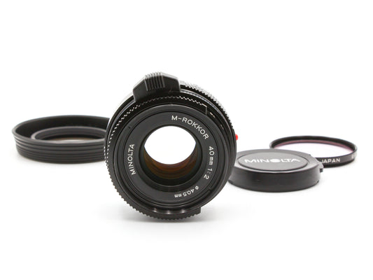 MINOLTA M-ROKKOR 40mm f/2 Leica M Mount Lens from JAPAN【Exc+4】