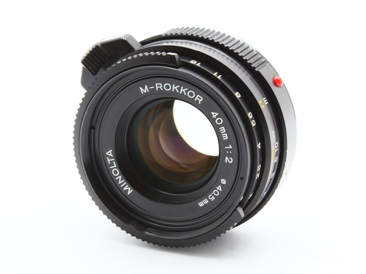 MINOLTA M-ROKKOR 40mm f/2 Leica M Mount Lens from JAPAN【Exc+4】