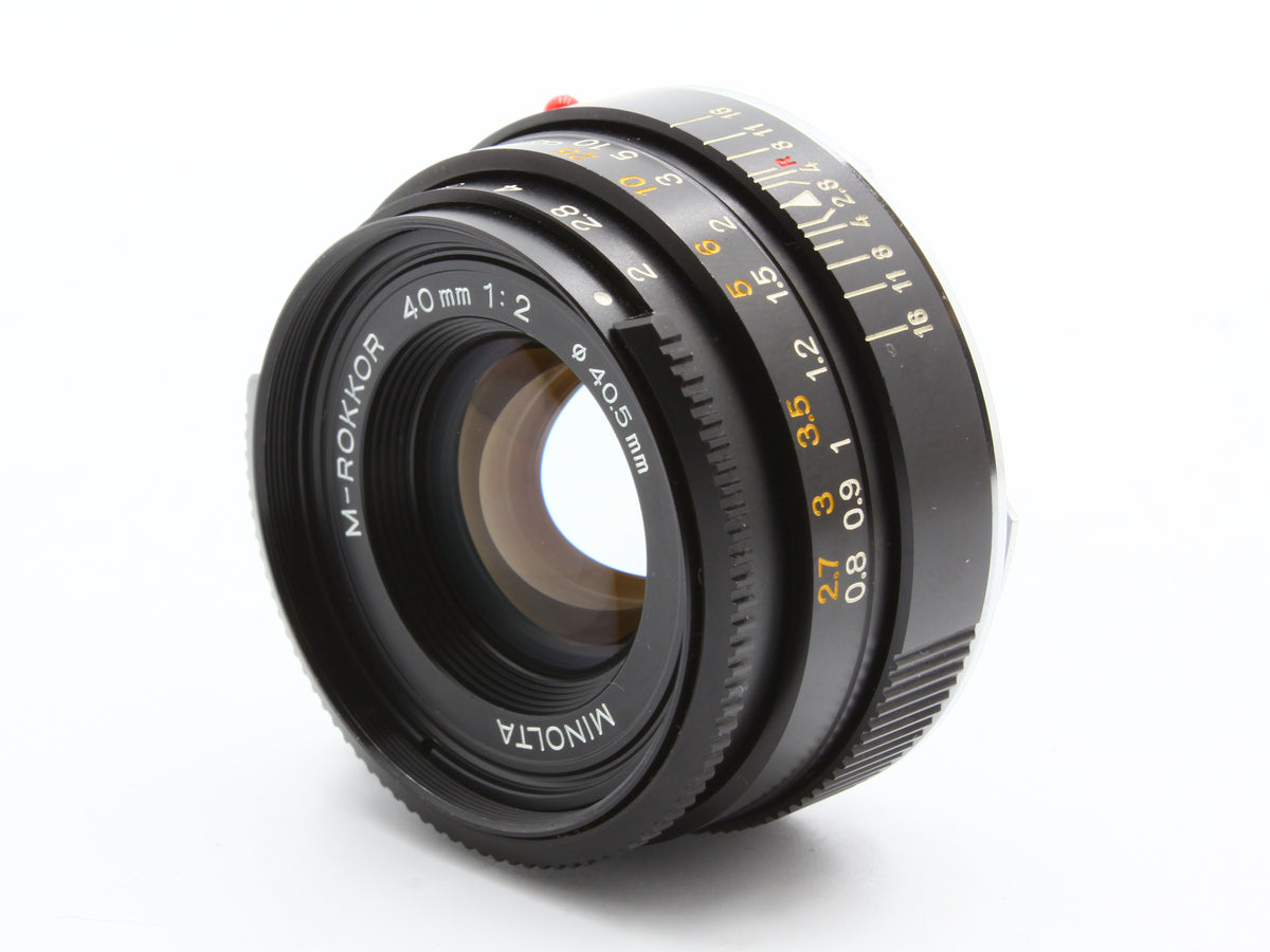 MINOLTA M-ROKKOR 40mm f/2 Leica M Mount Lens from JAPAN【Exc+4】