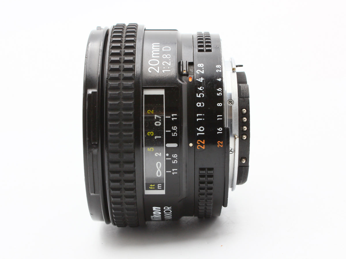 Nikon AF NIKKOR 20mm f/2.8D Wide Angle Prime Lens from JAPAN【Exc+3】