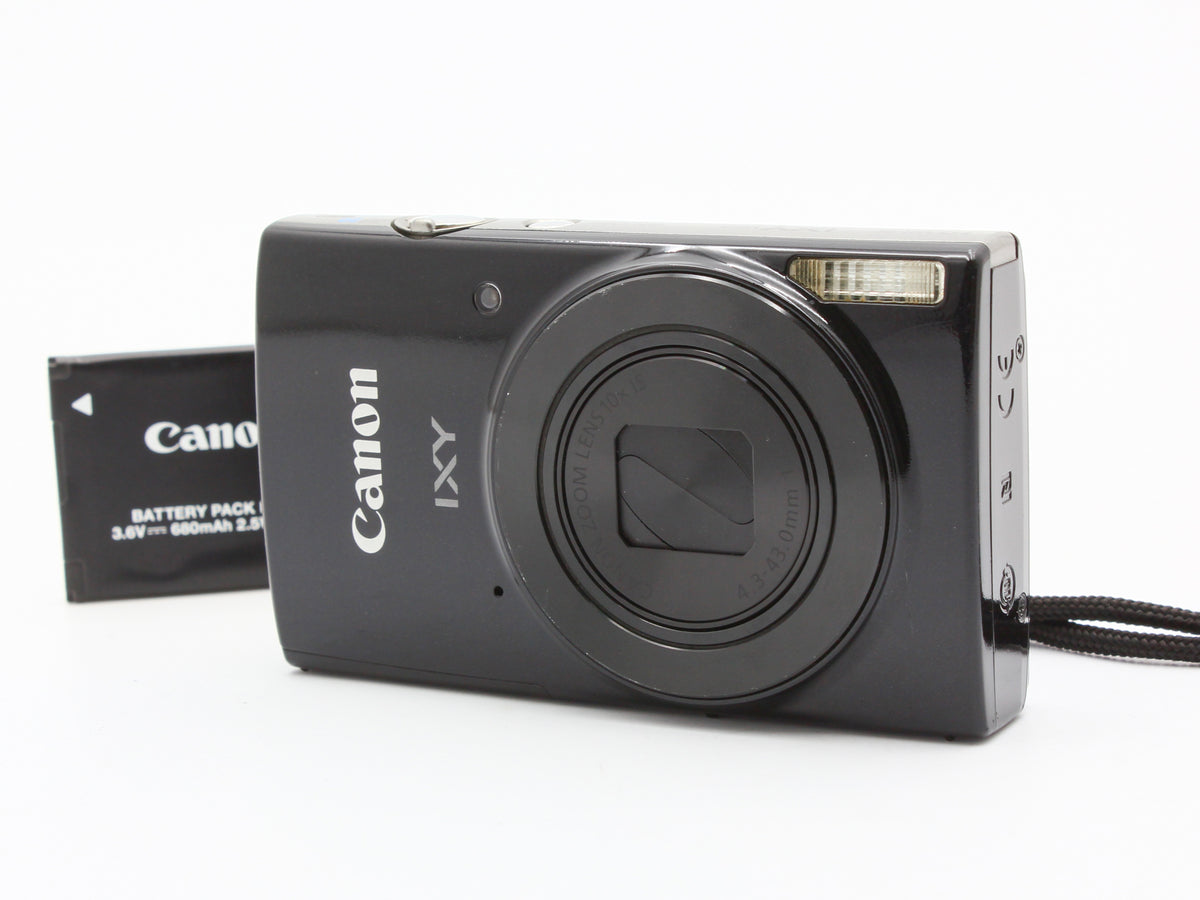 Canon IXY 190 PowerShot ELPH 190 IS Digital Camera Black from JAPAN【Exc+3】