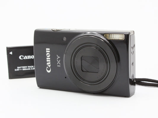 Canon IXY 190 PowerShot ELPH 190 IS Digital Camera Black from JAPAN【Exc+3】