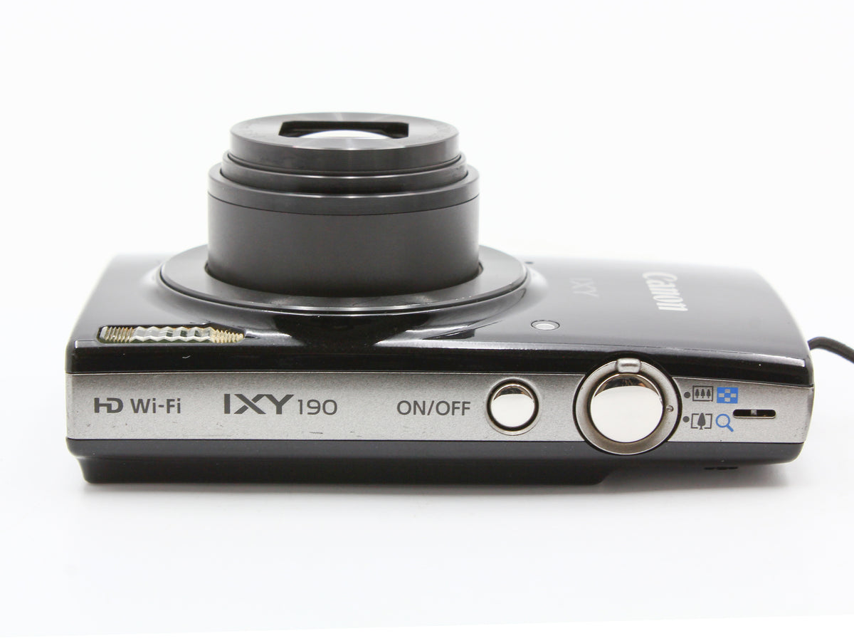 Canon IXY 190 PowerShot ELPH 190 IS Digital Camera Black from JAPAN【Exc+3】