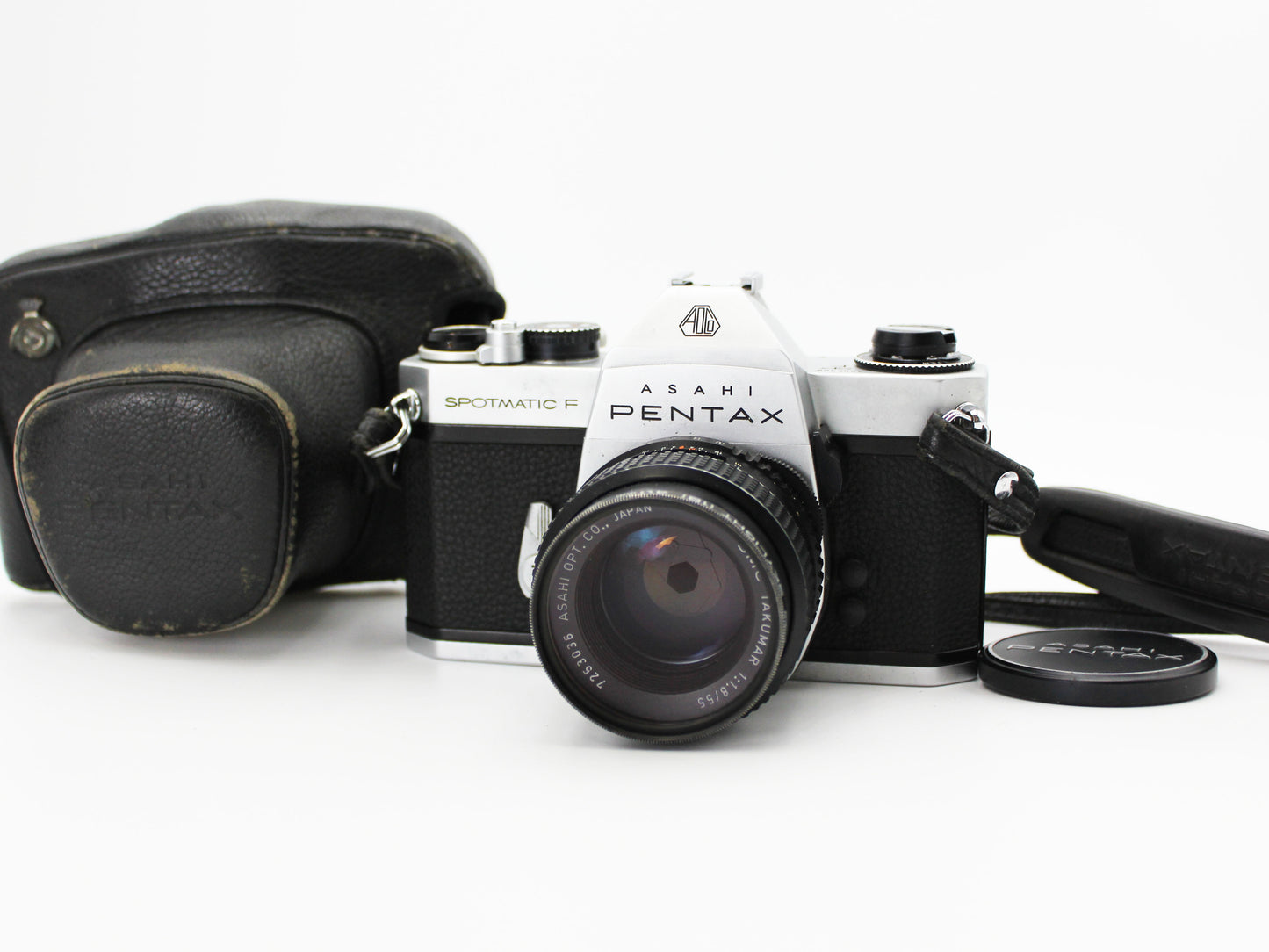 Pentax Spotmatic F SPF Film Camera SMC Takumar 55mm f/1.8 Lens from Japan【As-is】