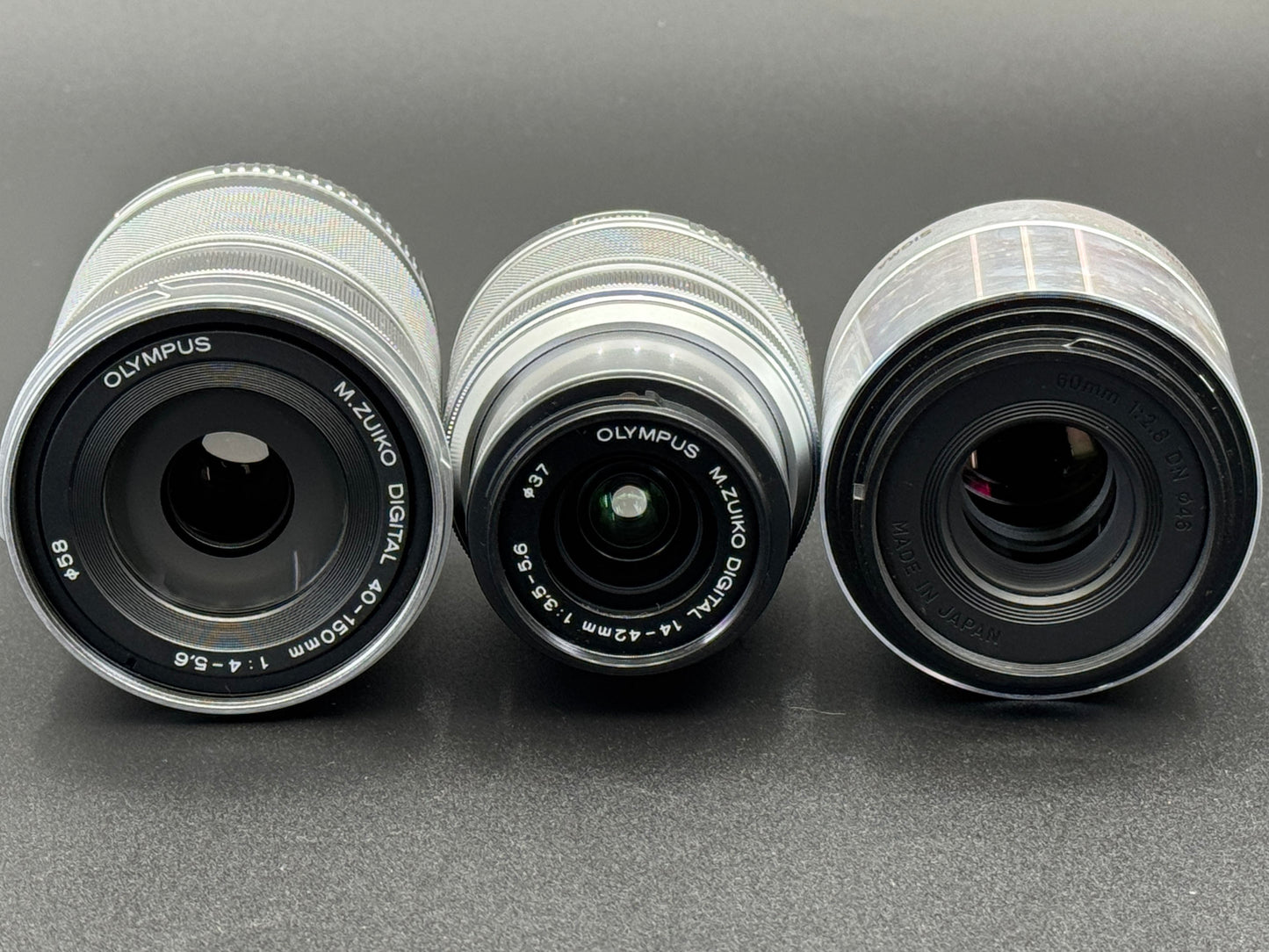 Olympus PEN Lite E-PL5 White 16.5 MP DSLR Camera 14-42/40-150/60 3 Lenses【Exc+4】