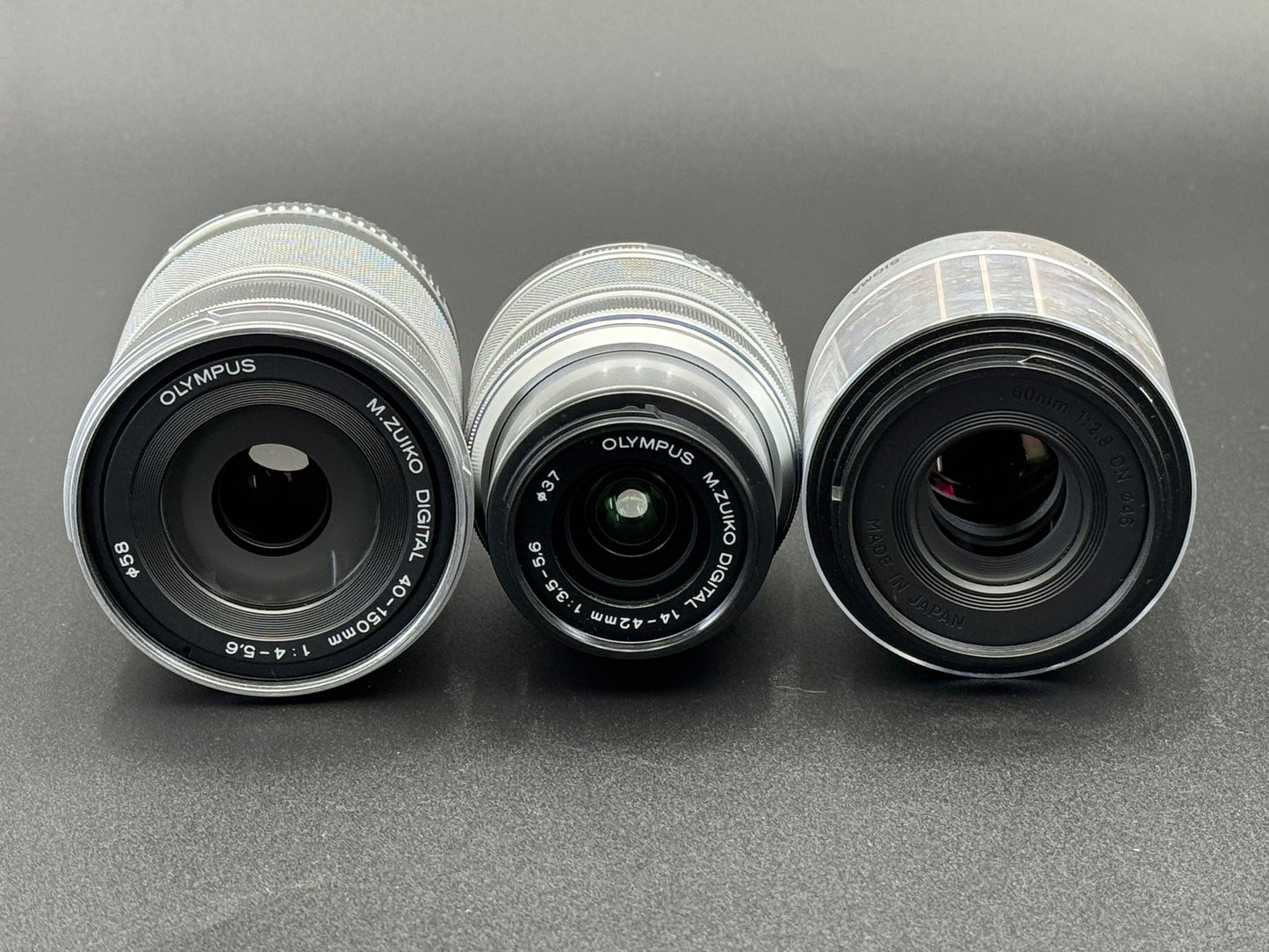 Olympus PEN Lite E-PL5 White 16.5 MP DSLR Camera 14-42/40-150/60 3 Lenses【Exc+4】
