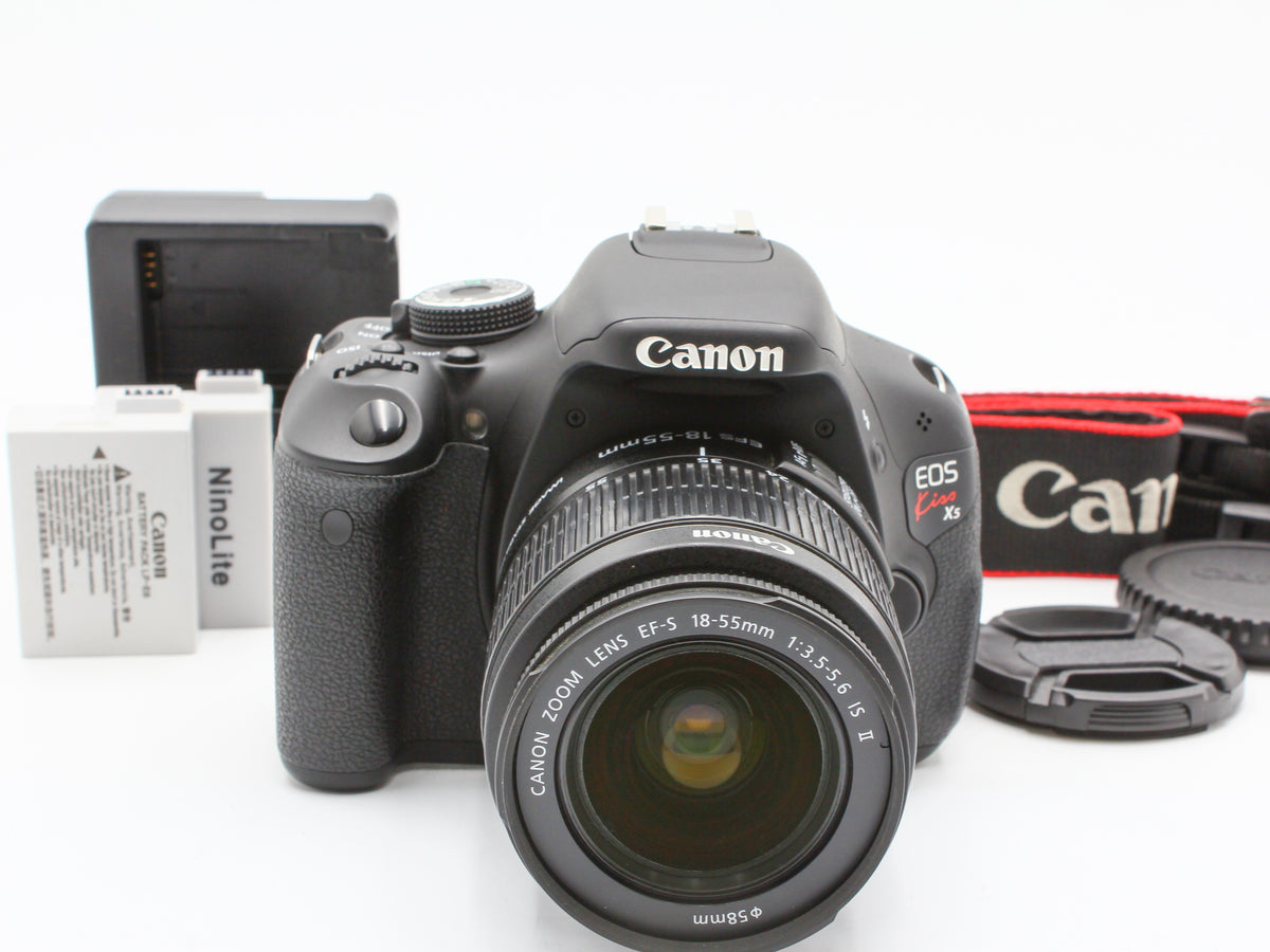 Canon EOS Kiss X5 DSLR Camera EF-S 18-55mm f/3.5-5.6 IS ⅡLens from JAPAN【Exc+3】