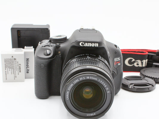 Canon EOS Kiss X5 DSLR Camera EF-S 18-55mm f/3.5-5.6 IS ⅡLens from JAPAN【Exc+3】