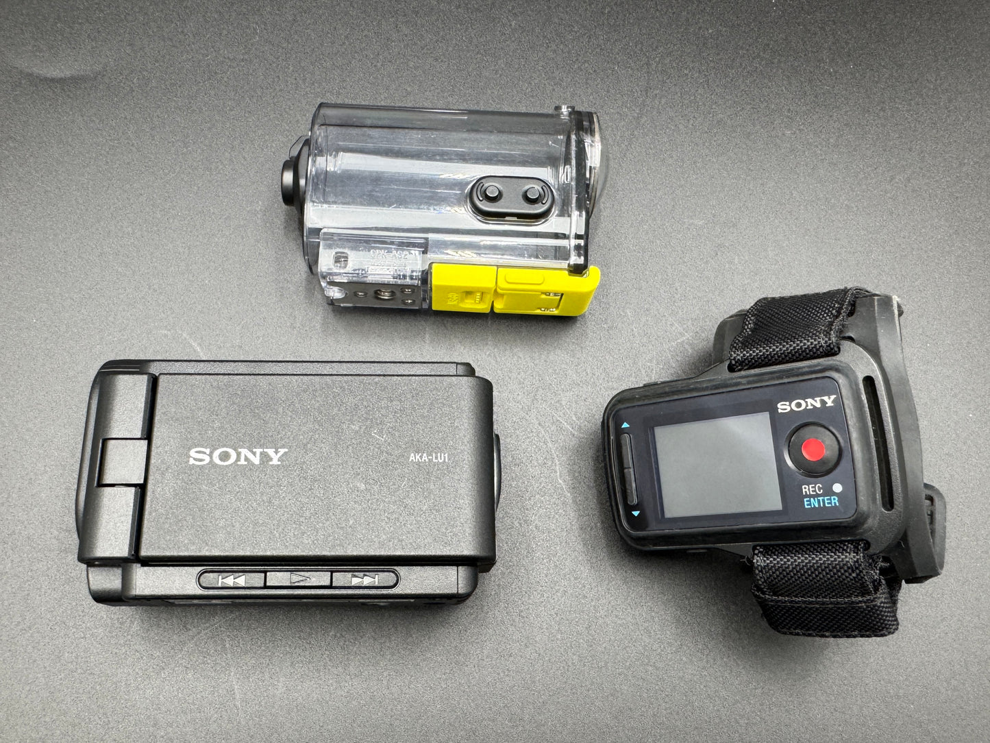 Sony RM-LVR1 Live View Remote Control Cam w/ HDR-AS30V AKA-LU1 SPK-AS2【Exc+5】