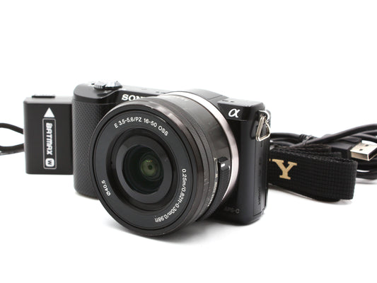 Sony α5000 ILCE-5000 Mirrorless Camera 16-50mm f/3.5-5.6 OSS Lens JAPAN【Exc+5】