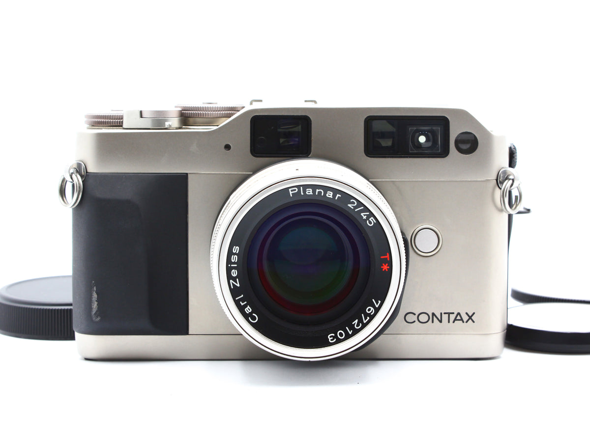 Contax G1 35mm Film Camera Carl Zeiss Planar 45mm f/2 Lens from JAPAN【Exc+4】