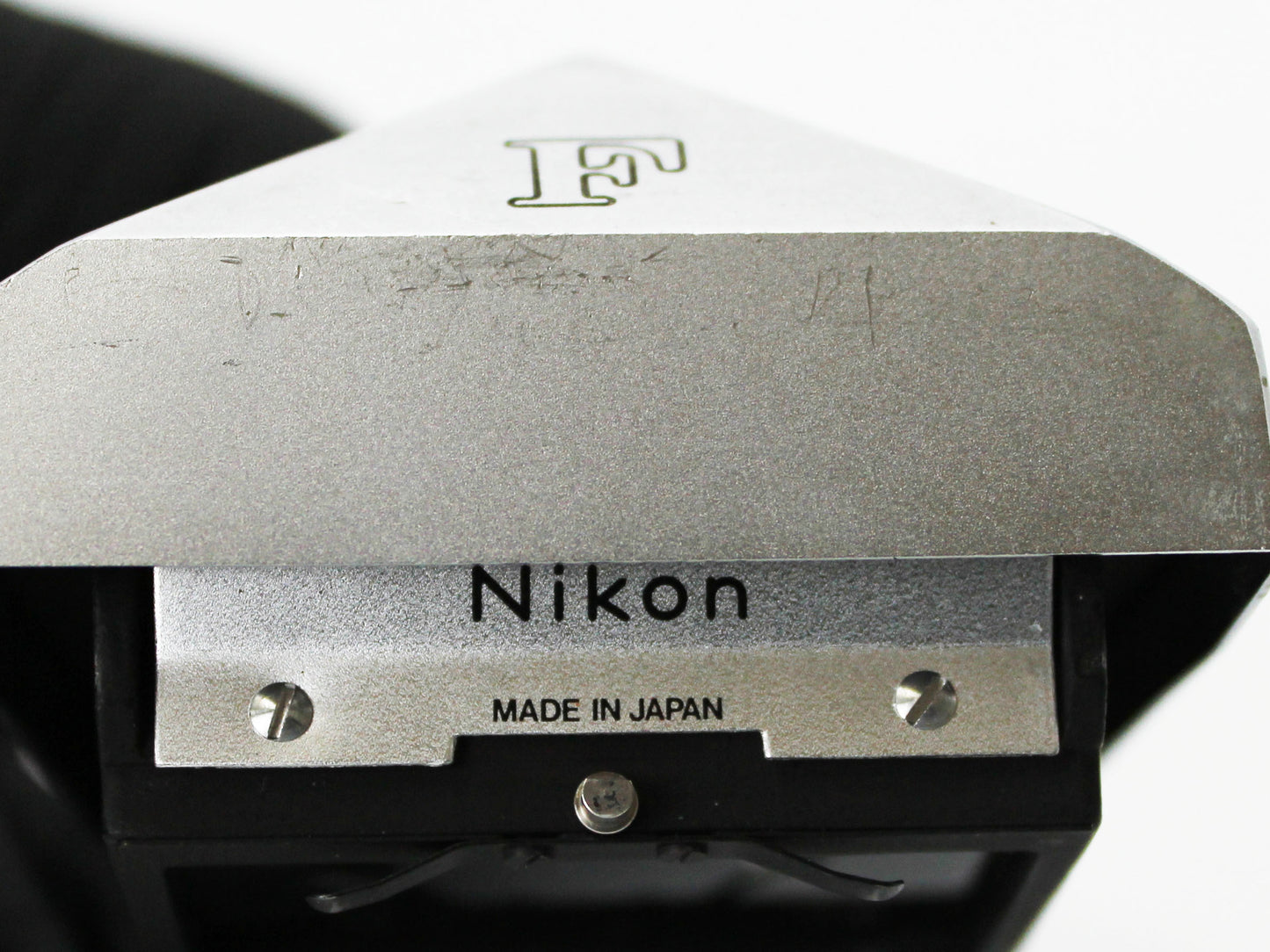 NIkon F Camera Eye Level Prism View Finder Silver from JAPAN 【Exc+4】