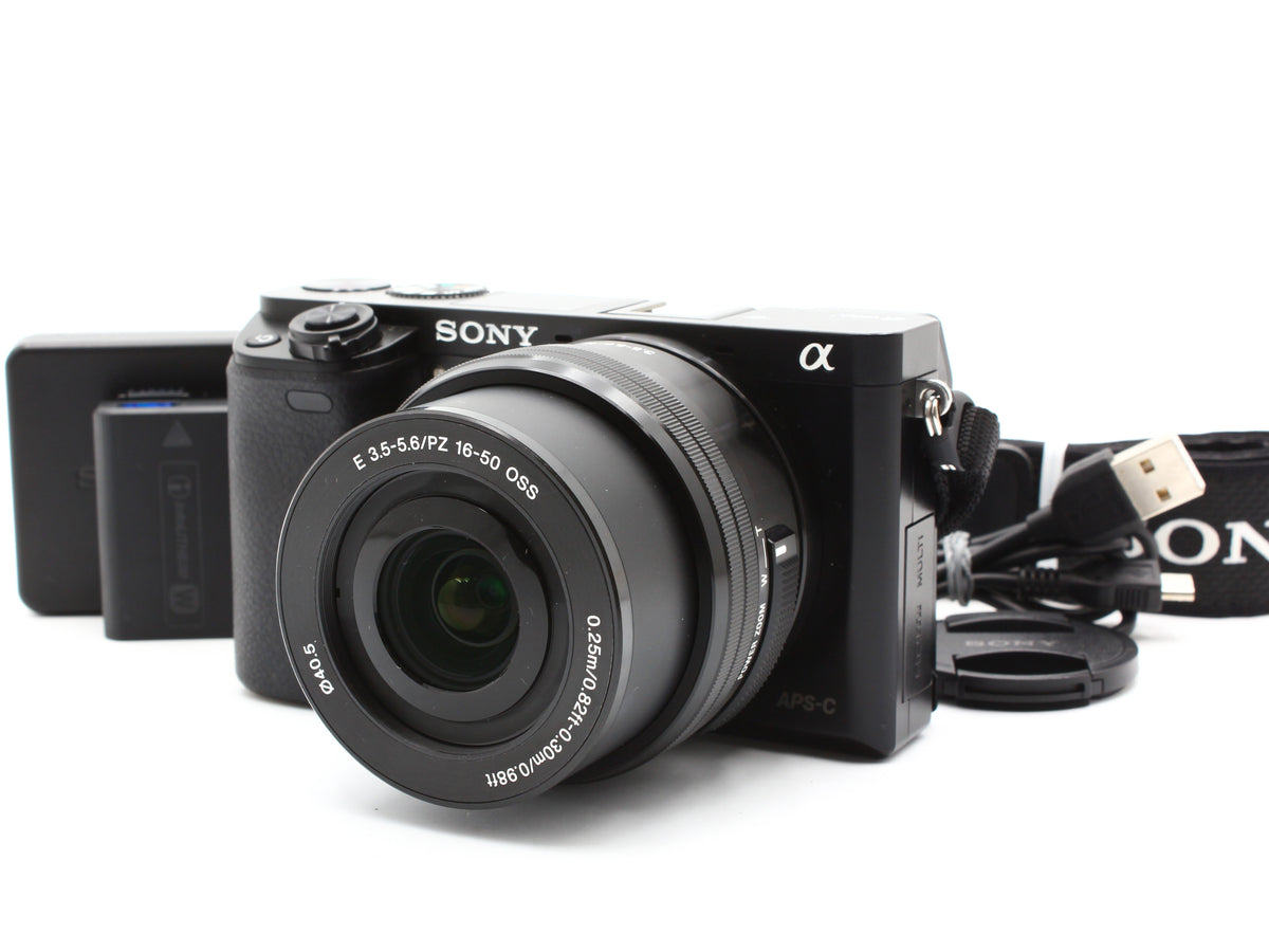 Sony α6000 ILCE-6000 Digital Camera 16-50mm f/3.5-5.6 OSS Lens JAPAN【Near Mint】
