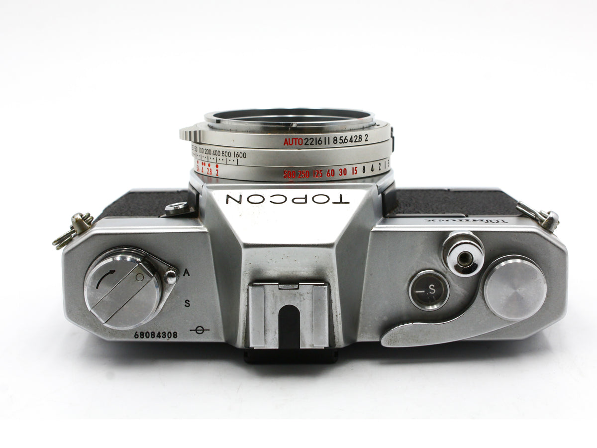 Topcon Unirex Silver 35mm SLR Film Camera UV Topcor 50mm f/2 Lens【Exc+3】