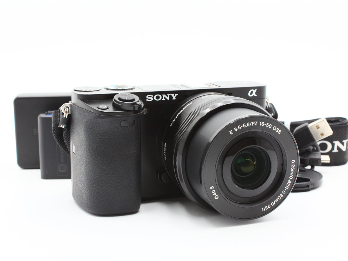 Sony α6000 ILCE-6000 Digital Camera 16-50mm f/3.5-5.6 OSS Lens JAPAN【Near Mint】
