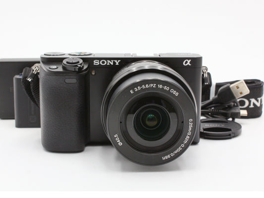 Sony α6000 ILCE-6000 Digital Camera 16-50mm f/3.5-5.6 OSS Lens JAPAN【Near Mint】