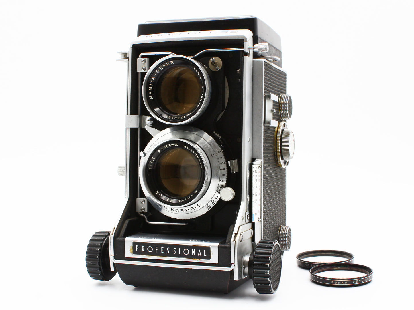 Mamiya C33 Professional TLR  Medium Format Camera Sekor 105mm f/3.5 Lens【Exc+3】
