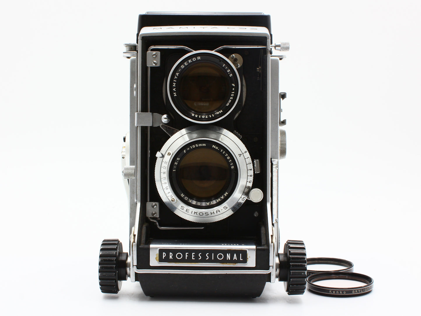Mamiya C33 Professional TLR  Medium Format Camera Sekor 105mm f/3.5 Lens【Exc+3】