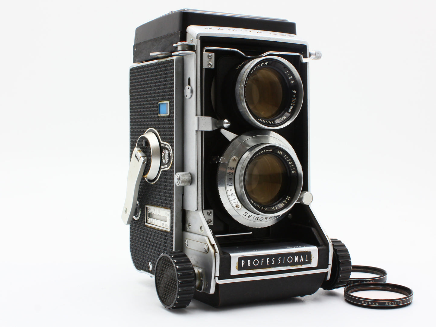 Mamiya C33 Professional TLR  Medium Format Camera Sekor 105mm f/3.5 Lens【Exc+3】