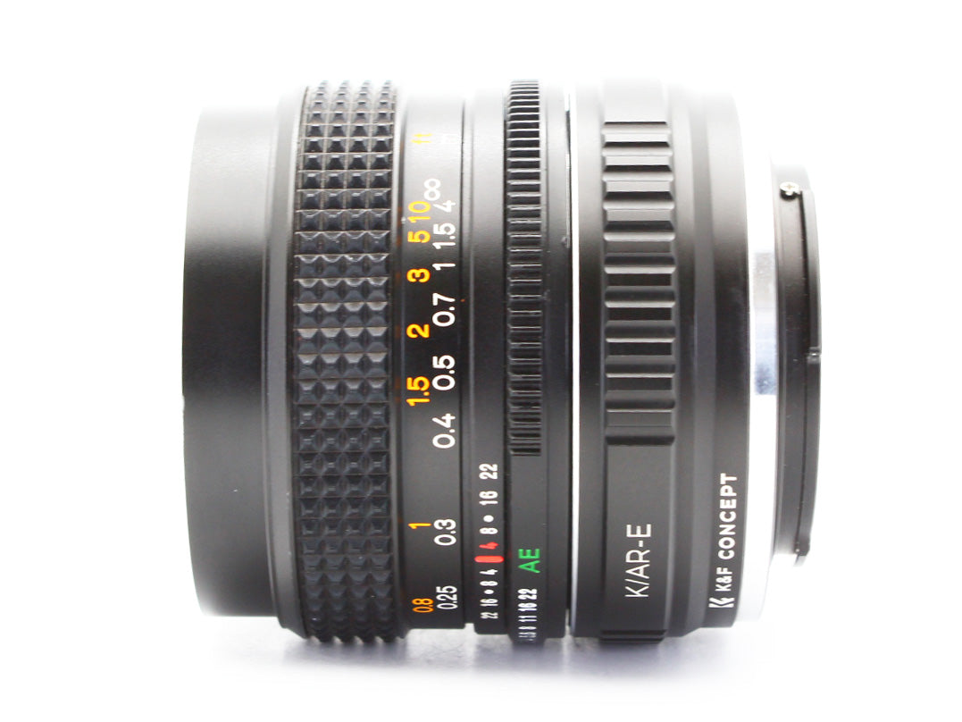 Konica Hexanon AR 24mm f/2.8 MF Lens adapter AR to Sony E mount JAPAN【Exc+5】