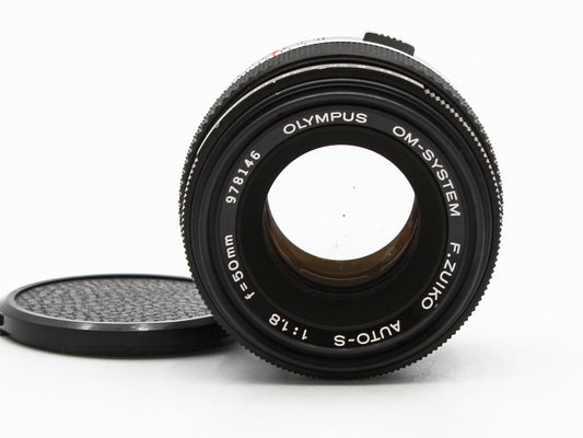 Olympus OM-System F.Zuiko Auto-S 50mm f/1.8 MF Lens from JAPAN【Exc+3】
