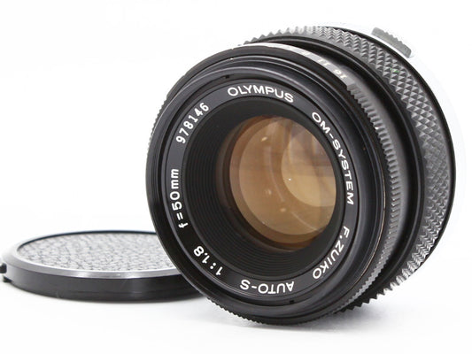Olympus OM-System F.Zuiko Auto-S 50mm f/1.8 MF Lens from JAPAN【Exc+3】