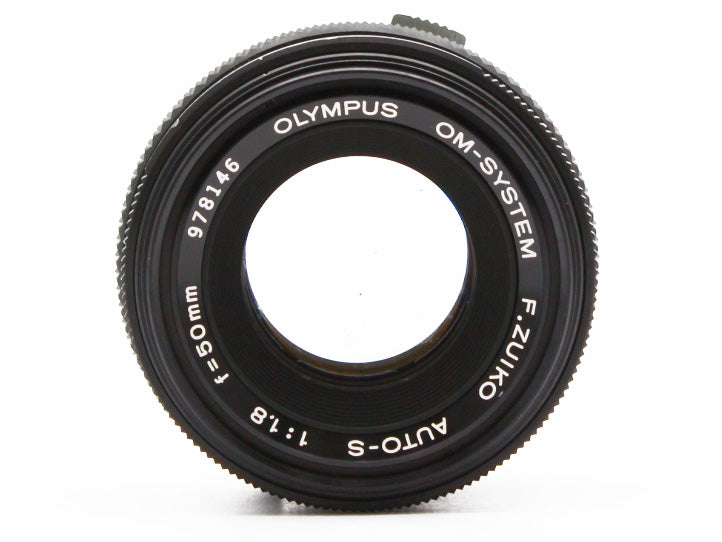 Olympus OM-System F.Zuiko Auto-S 50mm f/1.8 MF Lens from JAPAN【Exc+3】