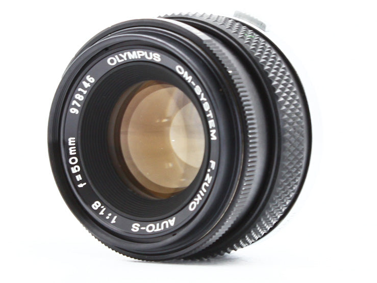 Olympus OM-System F.Zuiko Auto-S 50mm f/1.8 MF Lens from JAPAN【Exc+3】